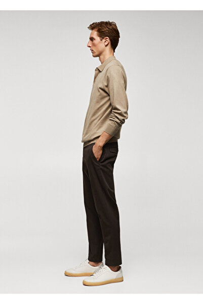 MANGO Köstebek Grisi Erkek Pantolon 57040567
