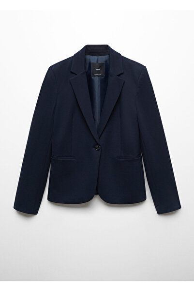 MANGO Parlak Mavi Kadın Blazer Ceket 67040485