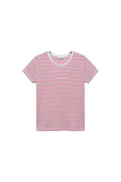 MANGO Κόκκινο γυναικείο T-Shirt 77010355