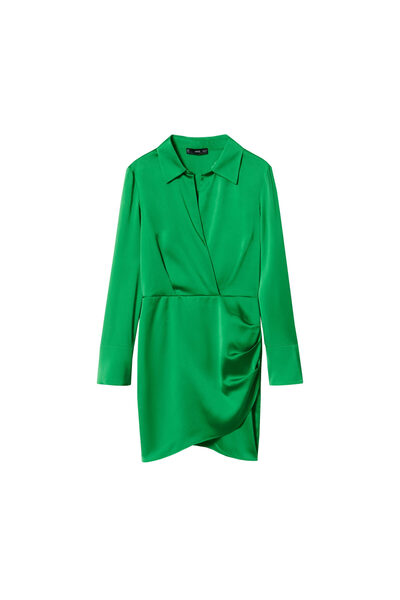 MANGO Woman Yeşil Kadın Elbise  37043854