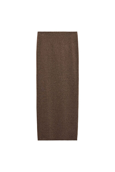 MANGO Καφέ Γυναικεία Φούστα 87060456