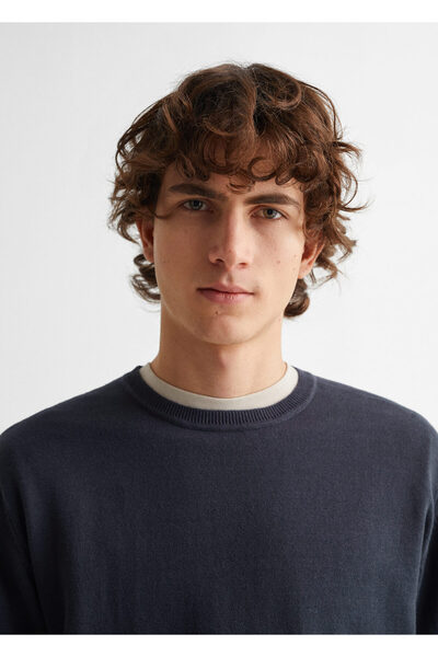 MANGO Erkek Çocuk Lacivert Kazak