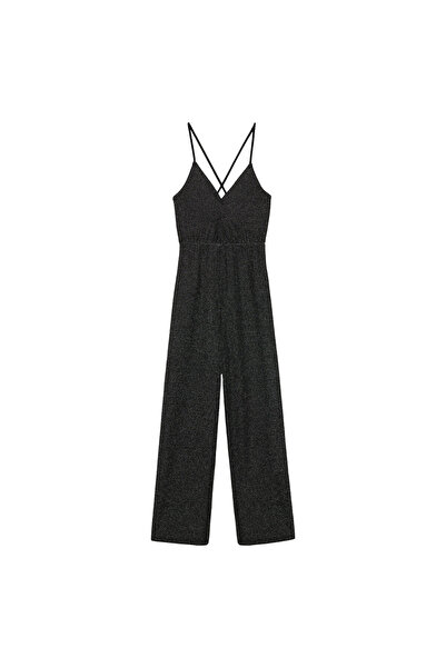 MANGO Siyah Kız Çocuk Tulum 77069065