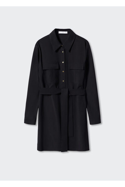 MANGO Woman Black Women's Dress47005719