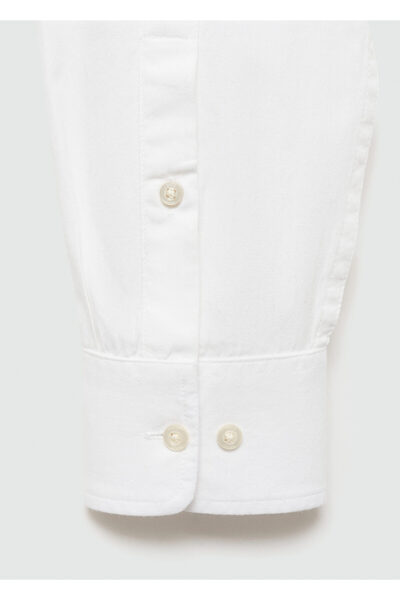 MANGO Beyaz Erkek Çocuk Gömlek 77175661