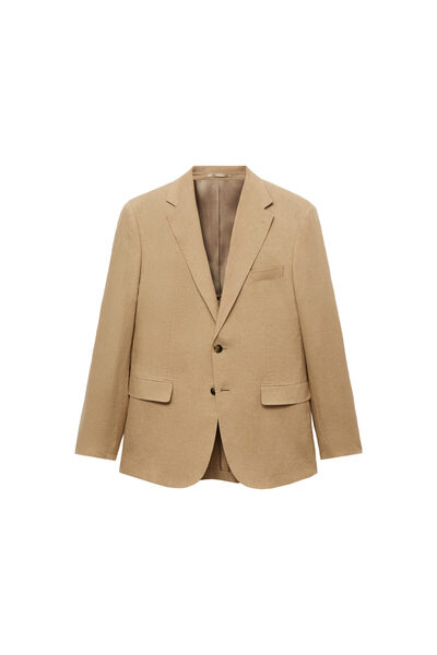 MANGO Koyu Camel Erkek Blazer Ceket 77010587