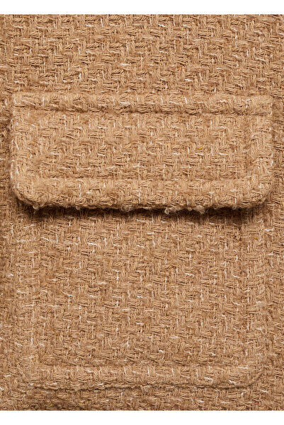 MANGO Koyu Camel Kadın Ceket 77774067