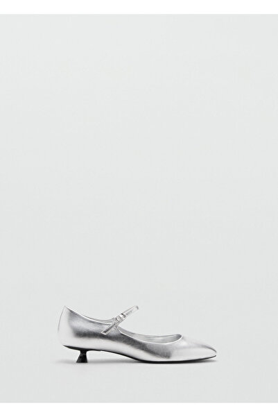 MANGO Gümüş Kadın Klasik Ayakkabı 77082933