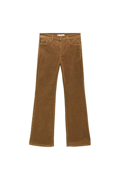 MANGO Koyu Camel Kadın Jeans 87000220