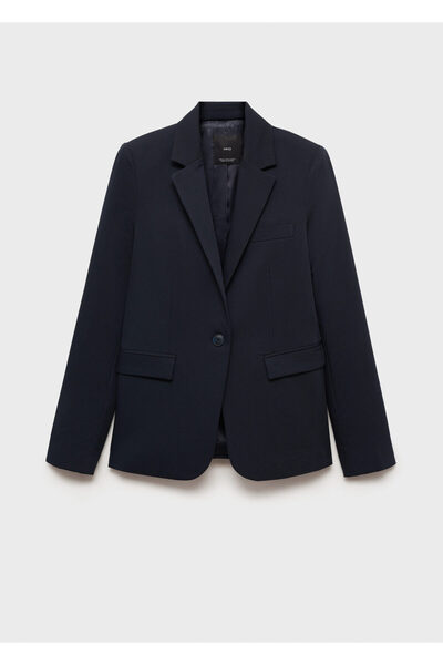 MANGO Parlak Mavi Kadın Blazer Ceket 87010379