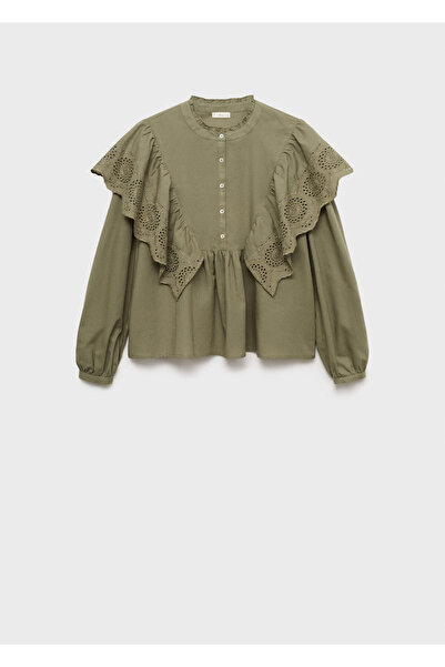 MANGO KHAKI Kız Çocuk Bluz 87031519