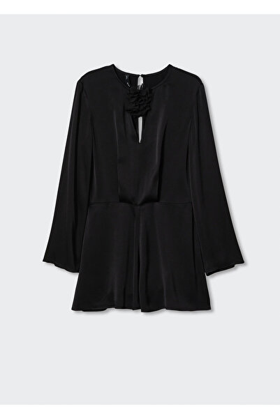 MANGO Woman Μαύρη γυναικεία φόρμα37089081