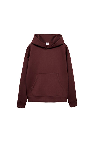 MANGO BORDEAUX Erkek Sweatshirt 77075638