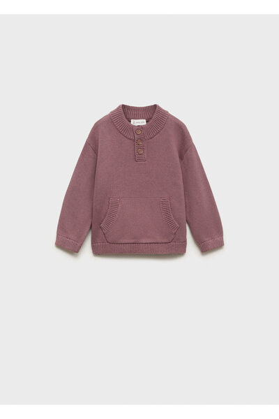 MANGO Kiraz Rengi Kız Bebek Kazak 87070638