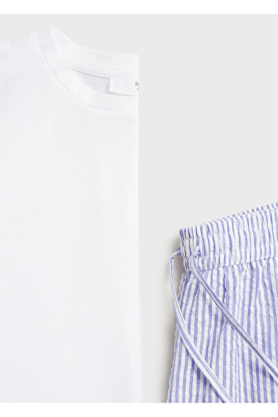 MANGO Porselen Mavi Kadın Pijama Altı 87063275