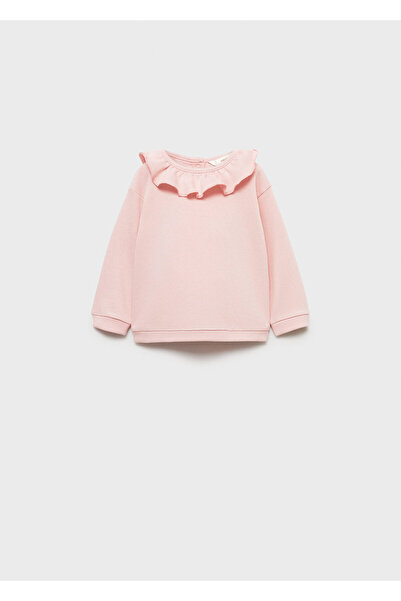 MANGO Pembe Unisex Bebek  Sweatshirt 77013669