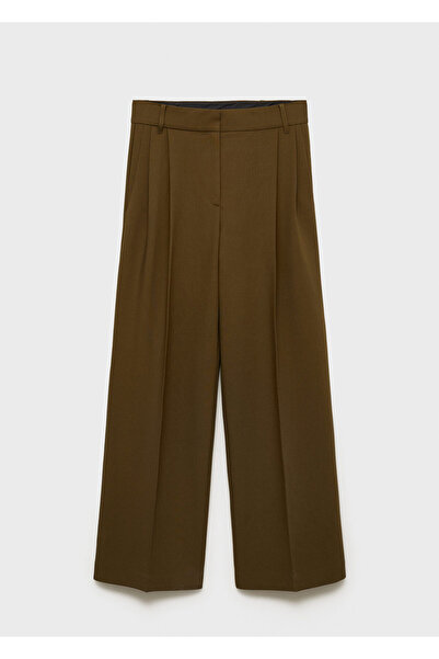 MANGO KHAKI Γυναικείο Παντελόνι 87011513