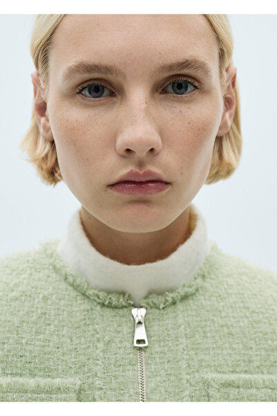 MANGO Pastel Yeşil Kadın Ceket 77046358