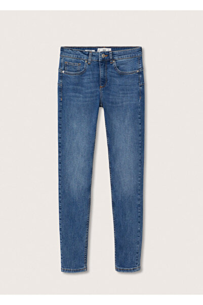 MANGO Orta Denim Rengi Kadın Jeans 37310102-TM