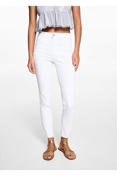 MANGO Beyaz Kız Çocuk Jeans 67000678