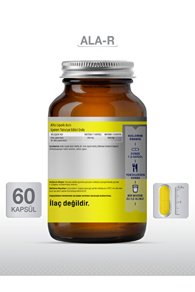goodday Ala-r 30 Kapsül Sodyum Ile Alfa Lipoik Asit Içeren Bitkisel Antioksidan