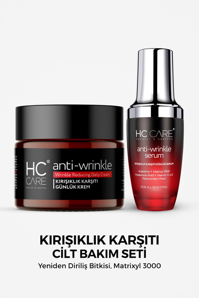HC Care Kırışıklık Karşıtı 2'li Cilt Bakım Seti
