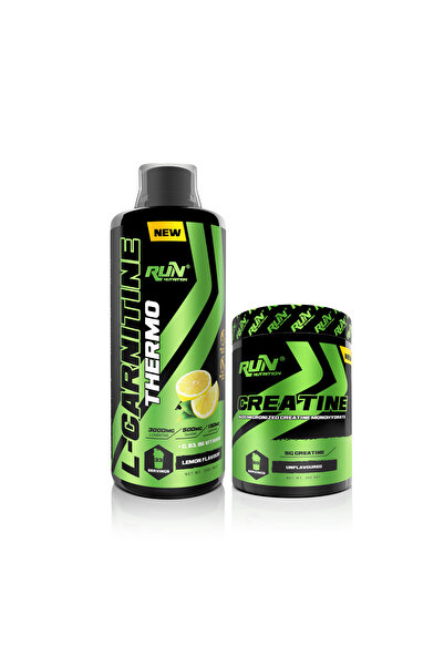 Run Nutrition Yağ Yakımı Destekleyici Paket 2 (L-CARNİTİNE 1 LT LİMON,CREATİN...