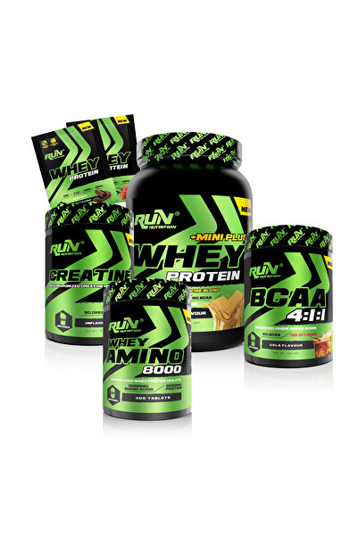 Run Nutrition Fitness Paketi Small Extra - Whey Mini Plus, Creatine, Bcaa, Am...