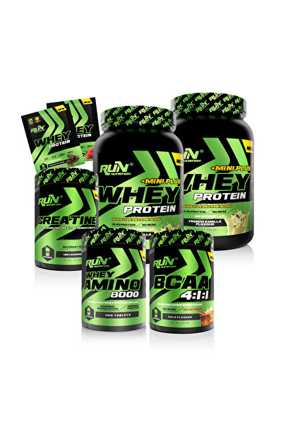 Run Nutrition Fitness Paketi Large Kas Kütlesi-2xmini Plus Fr.vanilya, Bcaa K...