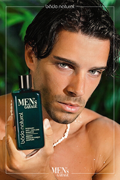 Bade Natural Men's Garage Biberiye Dökülme Karşıtı Şampuan Besleyici ve Güçlendirici 300 ml