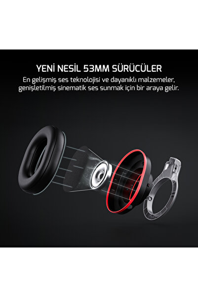 GamePower Ranger Siyah 7.1 Surround RGB Gaming Kulaklık