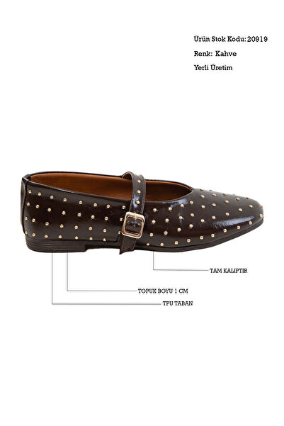 SOHO Brown Women's Ballerinas 20919