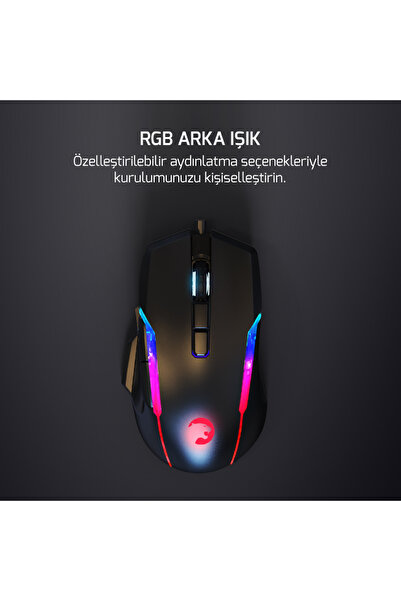 GamePower Icarus 10.000dpı 9 Tuş Rgb Profesyonel Optik Gaming Mouse