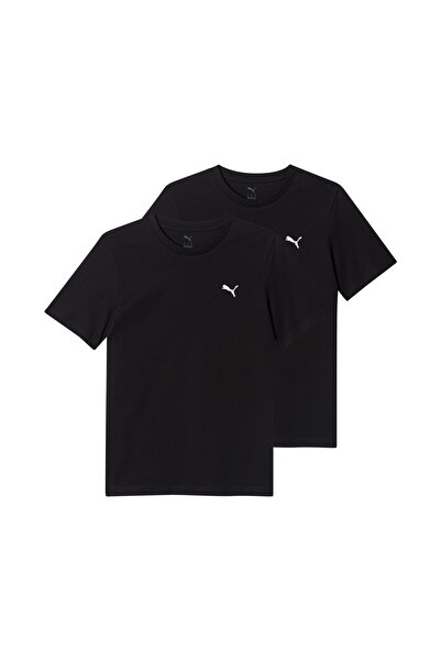 Puma Dzianina, Jersey, Krótki rękaw, Okrągły dekolt, Regularny, Koszulka