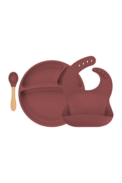 OiOi Blw Beslenme Seti Iı - Tabaklı Velvet Rose