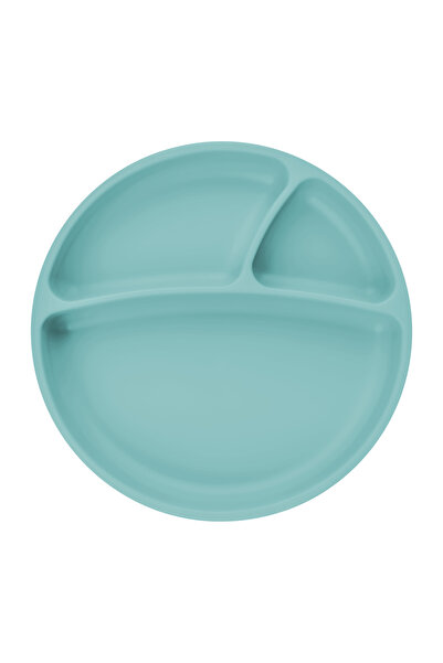 OiOi Porsiyon Vakum Tabanlı Silikon Tabak Yeşil