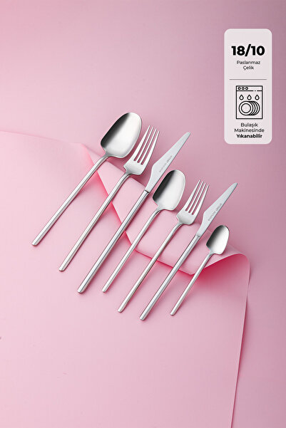 Emsan Destrier 84 Parça 12 Kişilik Kutulu Çatal Kaşık Bıçak Takımı