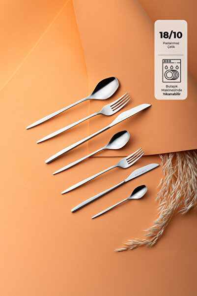 Emsan Alisa 84 Parça 12 Kişilik Kutulu Çatal Kaşık Bıçak Takımı