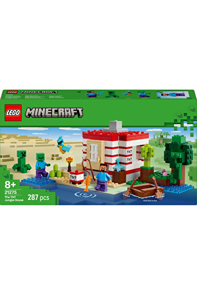 LEGO ® Minecraft® TNT Büyük Orman Evi 21275 - 8+ Çocuklar için Yaratıcı Oyuncak Yapım Seti (287P)