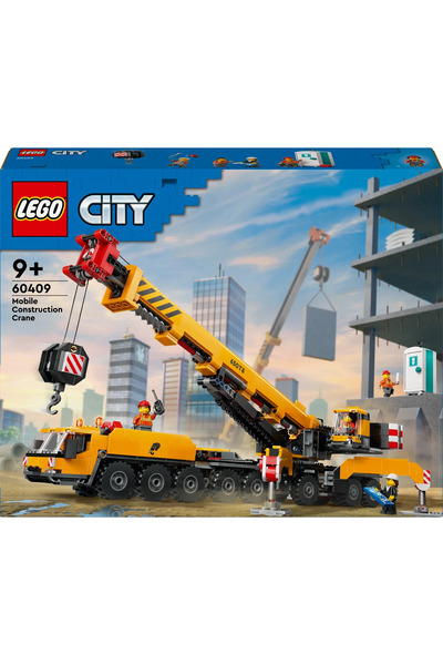 LEGO ® City Sarı Mobil İnşaat Vinci 60409 - 9+ Yaratıcı Oyuncak Yapım Seti (1116Parça)