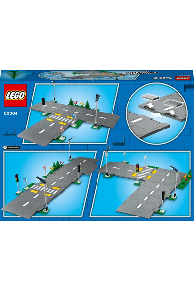 LEGO ® City Yol Zeminleri 60304 Yapım Seti; Çocuklar için Harika bir Yapım Seti (112P)