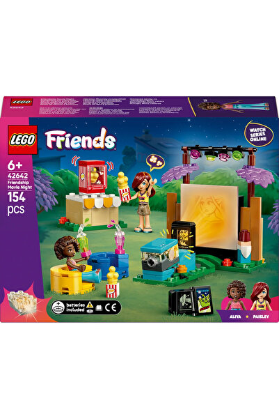 LEGO ® Friends Arkadaşlık Film Gecesi 42642 - 6+ Çocuklar için Yaratıcı Oyuncak Yapım Seti (154P)