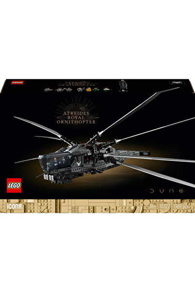 LEGO ® Icons Dune: Çöl Gezegeni Atreides Royal Ornithopter 10327 - 18+ Model Yapım Seti (1369P)