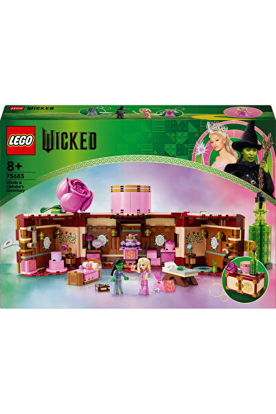 LEGO ®   Wicked Glinda and Elphaba's Dormitory 75683 - Toy Building Set for Children 8+ (740P)