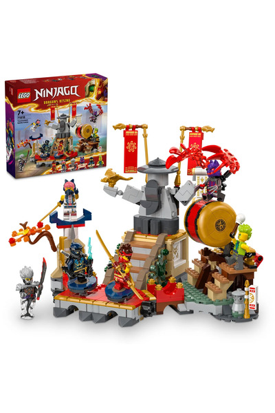 LEGO ynsx نينجاجو ®   ملعب البطولة القتالي 71818 - مجموعة البناء لعمر 7 سنوات فما فوق (659 قطعة) العصرية 10