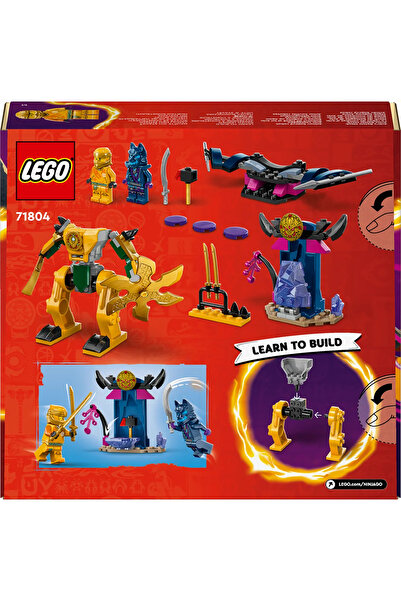 LEGO ® NINJAGO® Arin’in Savaş Robotu 71804 - 4+ Çocuklar için Oyuncak Yapım Seti 71804 (104P)