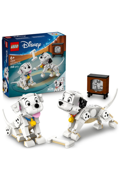 LEGO ®   مجموعة ألعاب ديزني لاكي وبيني 101 دالماشيان لصنع الحيوانات الأليفة 43271 - للأطفال فوق 6 سنوات (268 قطعة)
