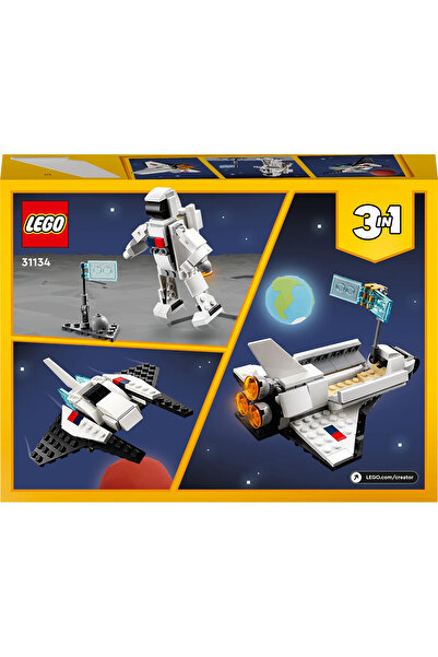 LEGO ® Creator Uzay Mekiği 31134 - 6+ Çocuklar için Yaratıcı Oyuncak Yapım Seti (144P)