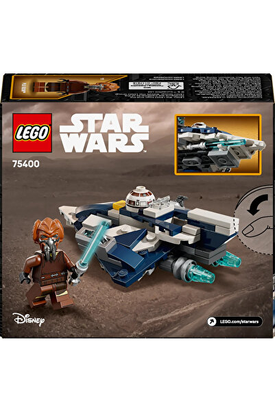 LEGO ® Star Wars: Klon SavaşlarıPlo Koon'un Jedi Starfighter™ Mikro Savaşçısı 75400 - 6+ Oyuncak Seti