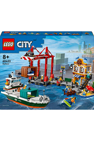 LEGO ® City Yük Gemili Liman 60422 - 8+ Çocuklar için Yaratıcı Oyuncak Yapım Seti